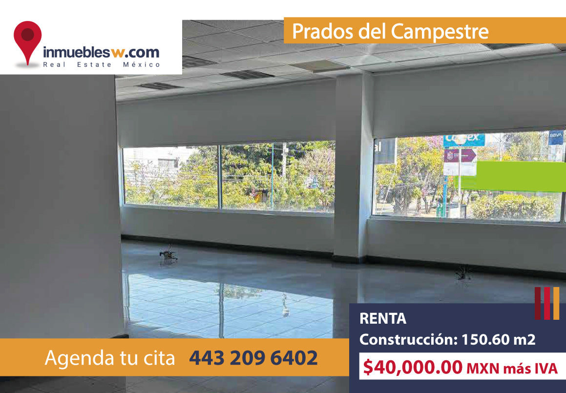 LOCAL COMERCIAL EN RENTA EN PRADOS DEL CAMPESTRE, MORELIA