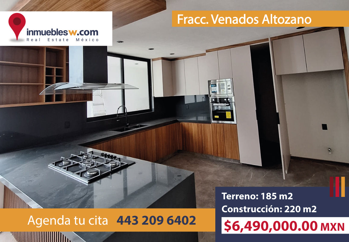 CASA EN VENTA EN FRACC. VENADOS ALTOZANO, MORELIA