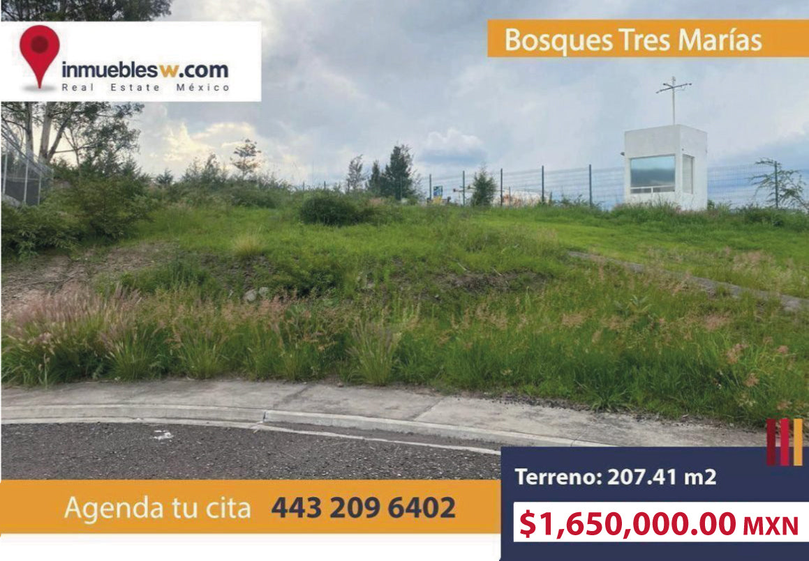 TERRENO EN VENTA EN BOSQUES TRES MARIAS, MORELIA