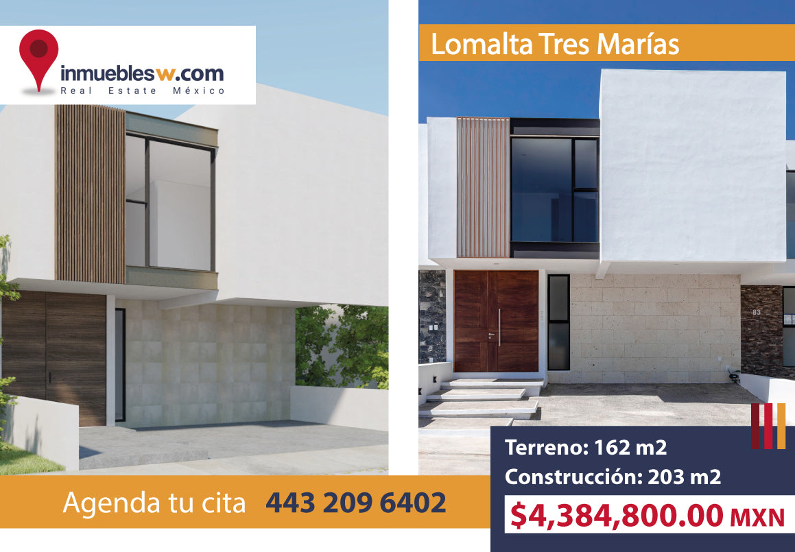 CASA EN VENTA EN LOMALTA TRES MARIAS, MORELIA