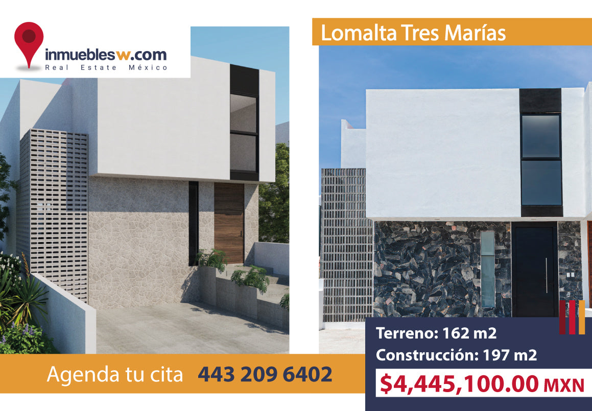 CASA EN VENTA EN LOMALTA TRES MARIAS, MORELIA