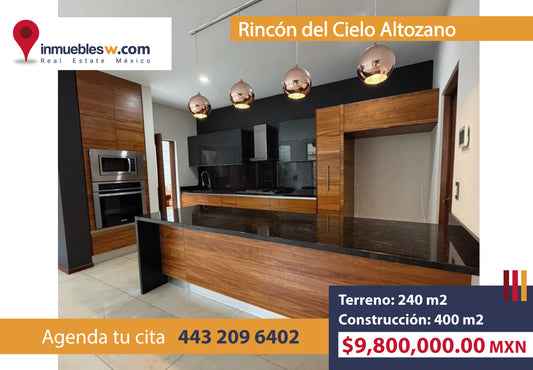 CASA EN VENTA EN RINCON DEL CIELO ALTOZANO, MORELIA