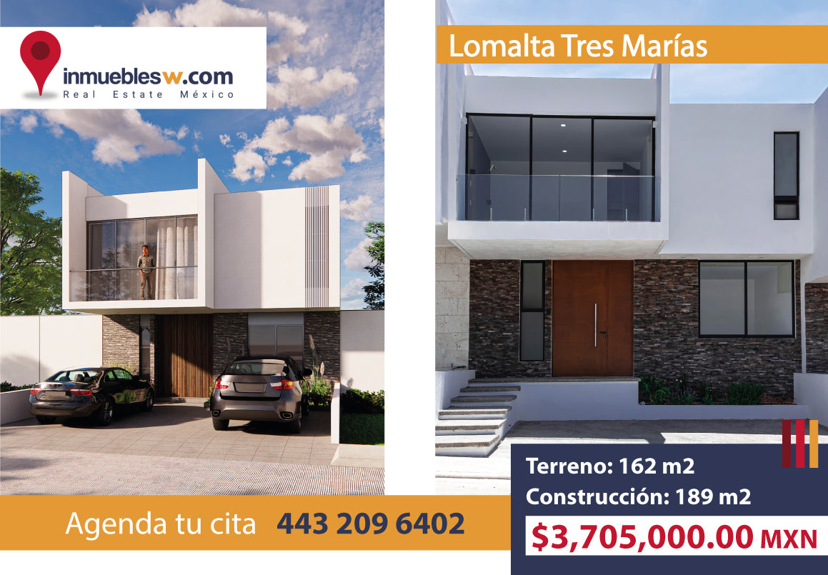 CASA EN VENTA EN LOMALTA TRES MARIAS, MORELIA