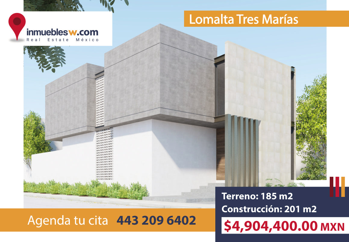 CASA EN VENTA EN LOMALTA TRES MARIAS, MORELIA