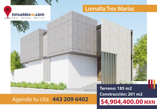 CASA EN VENTA EN LOMALTA TRES MARIAS, MORELIA