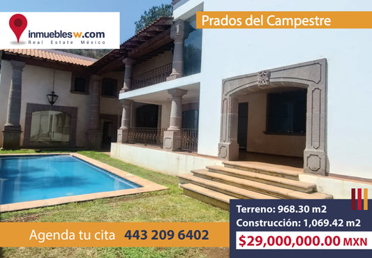 CASA EN VENTA EN PRADOS DEL CAMPESTRE, MORELIA