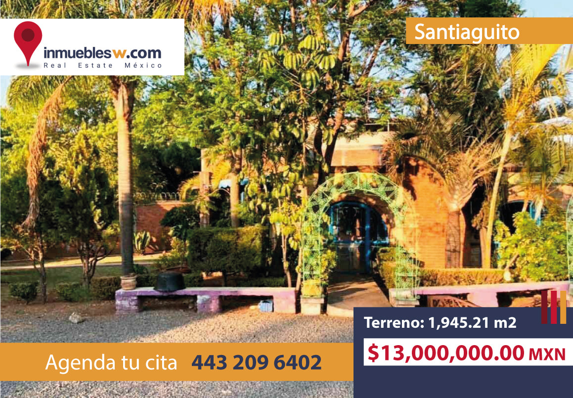 TERRENO EN VENTA EN SANTIAGUITO, MORELIA