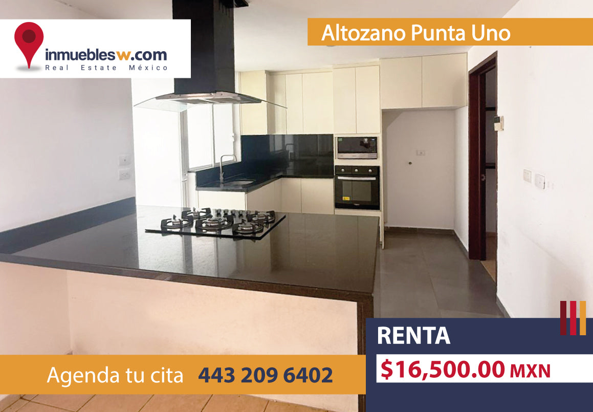 CASA EN RENTA EN ALTOZANO PUNTA UNO, MORELIA