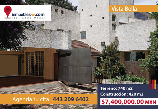 CASA EN VENTA EN VISTA BELLA, MORELIA