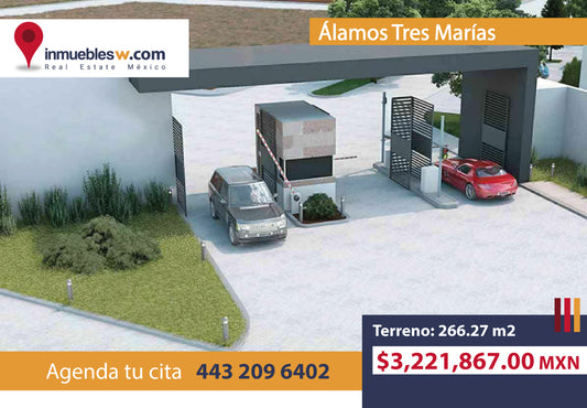 TERRENO EN VENTA EN ALAMOS TRES MARIAS, MORELIA