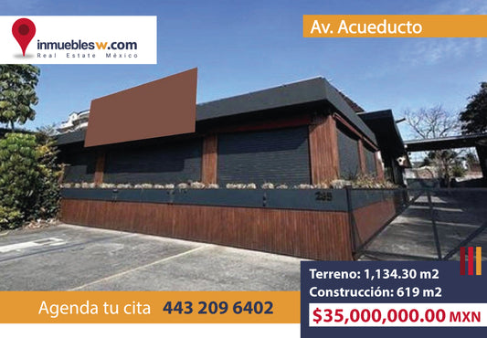 EDIFICIO EN VENTA EN AV. ACUEDUCTO, MORELIA.