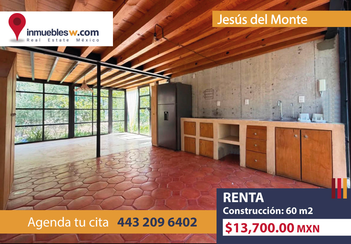 CASA EN RENTA EN JESUS DEL MONTE, MORELIA