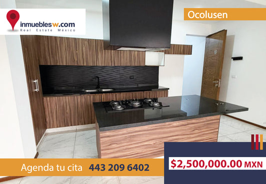 DEPARTAMENTO EN VENTA EN OCOLUSEN, MORELIA