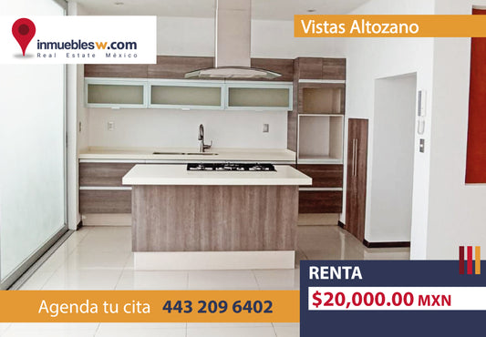 CASA EN RENTA EN VISTAS ALTOZANO, MORELIA