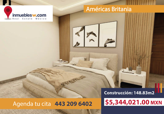 DEPARTAMENTO EN VENTA EN AMERICAS BRITANIA, MORELIA