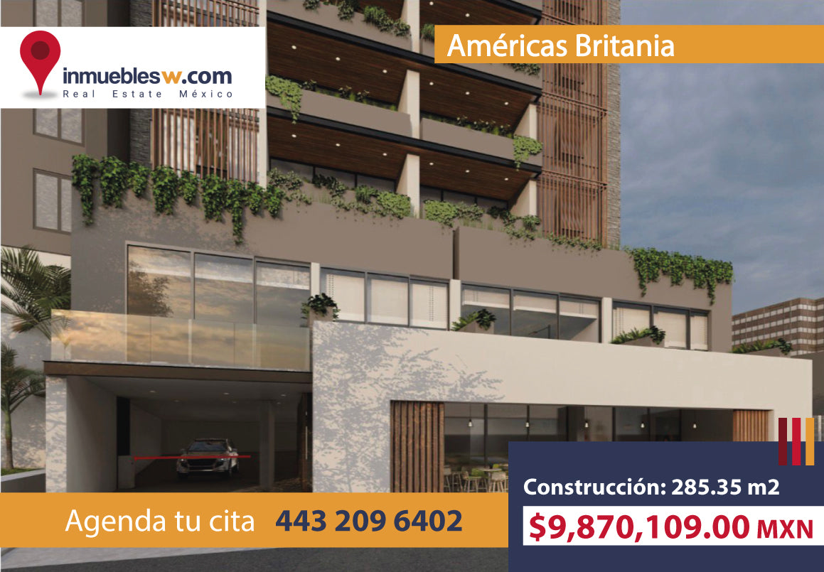 DEPARTAMENTO EN VENTA EN AMERICAS BRITANIA, MORELIA