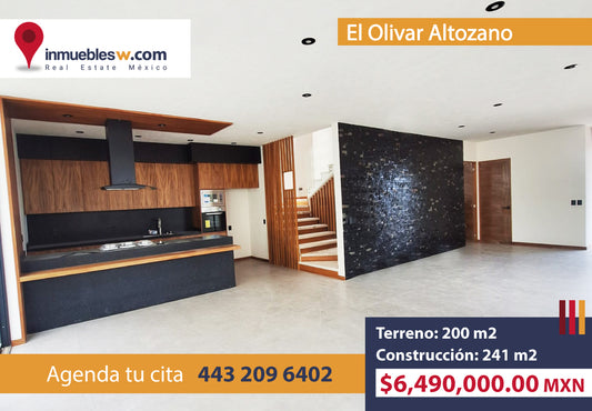 CASA EN VENTA EN EL OLIVAR ALTOZANO, MORELIA