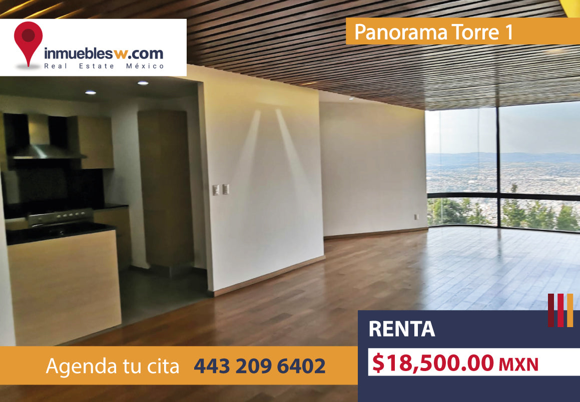 DEPARTAMENTO EN RENTA EN PANORAMA TORRE 1, MORELIA