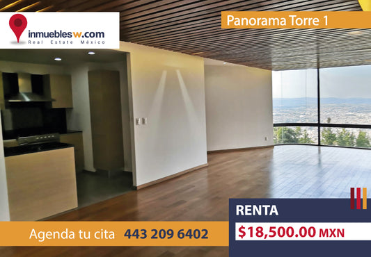 DEPARTAMENTO EN RENTA EN PANORAMA TORRE 1, MORELIA