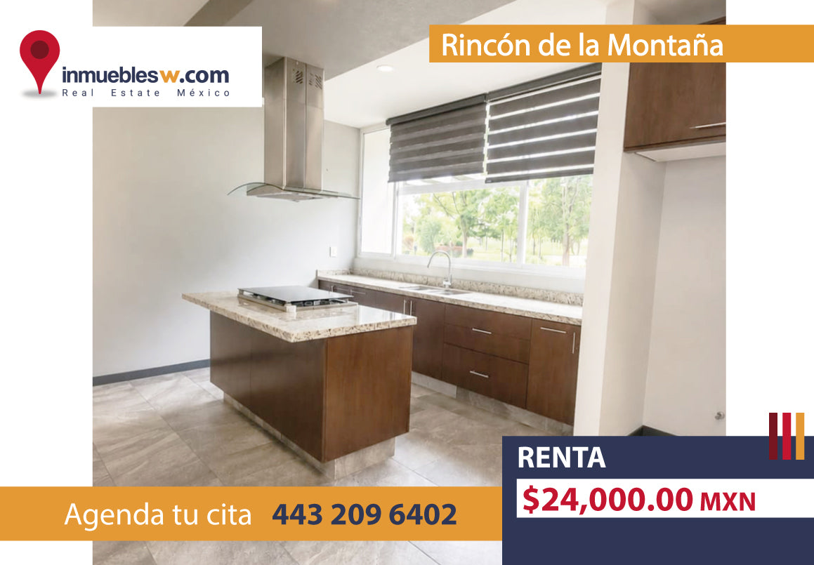 CASA EN RENTA EN RINCON DE LA MONTAÑA, MORELIA