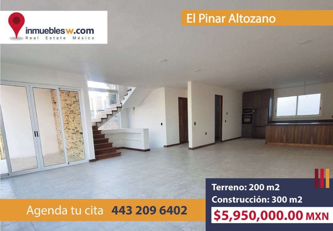 CASA INTELIGENTE EN VENTA EN EL PINAR ALTOZANO, MORELIA