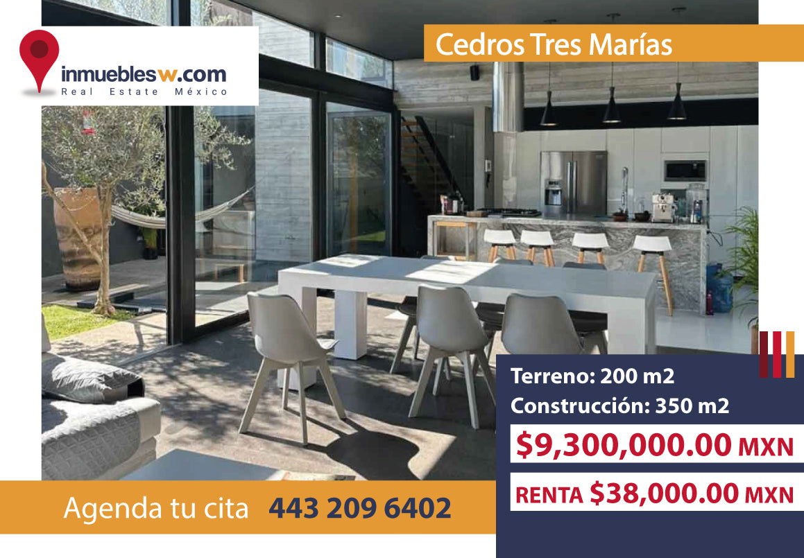 CASA EN VENTA/RENTA EN CEDROS TRES MARIAS, MORELIA