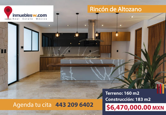 CASA EN VENTA EN RINCON DE ALTOZANO, MORELIA