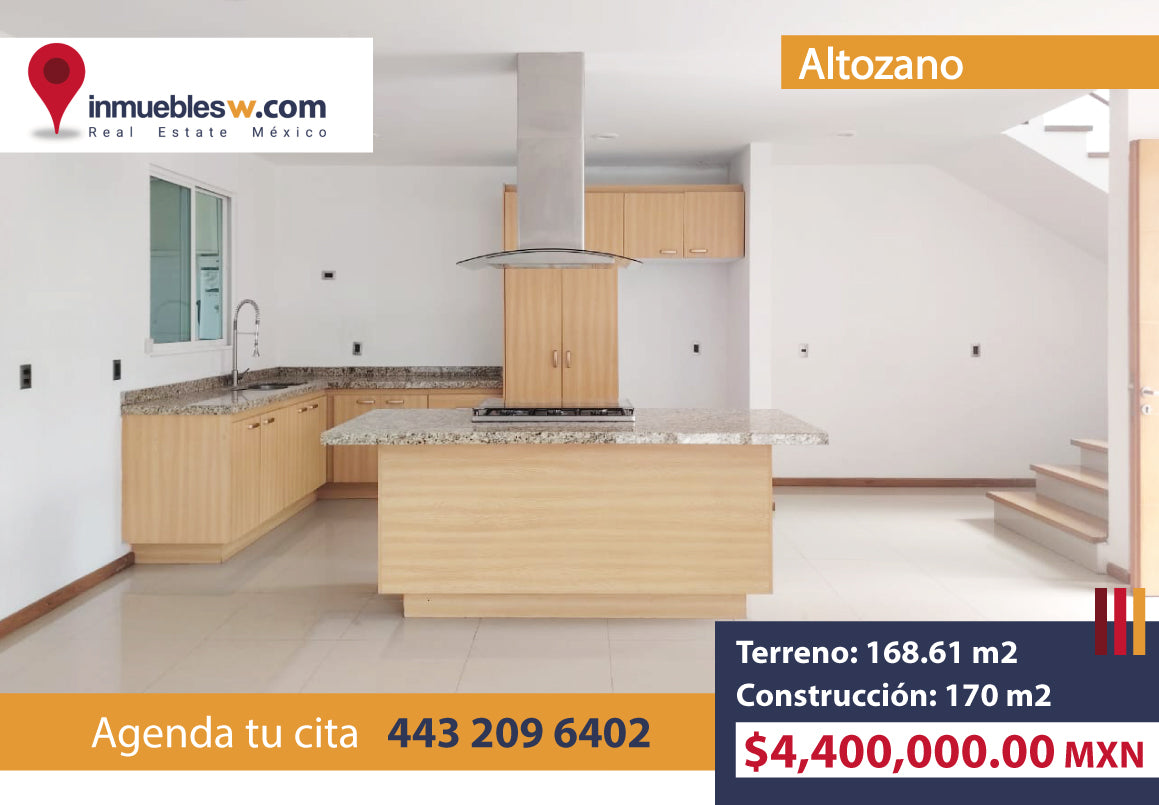 CASA EN VENTA EN ALTOZANO, MORELIA