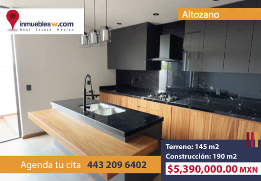 CASA EN VENTA EN ALTOZANO, MORELIA