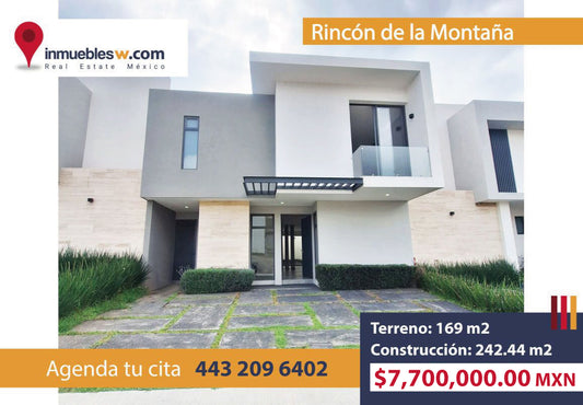 CASA EN VENTA RINCON DE LA MONTAÑA, MORELIA