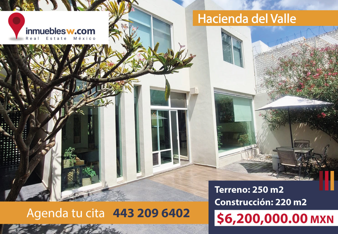 CASA EN VENTA EN HACIENDA DEL VALLE, MORELIA