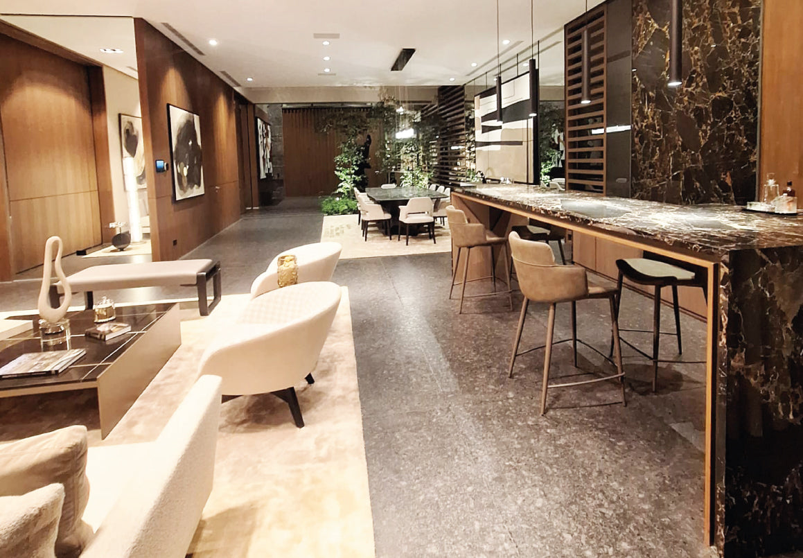 CASA RESIDENCIAL DE AUTOR AMUEBLADA EN VENTA EN RESIDENCIAL CORDILLERA SANTA CATARINA, NUEVO LEON