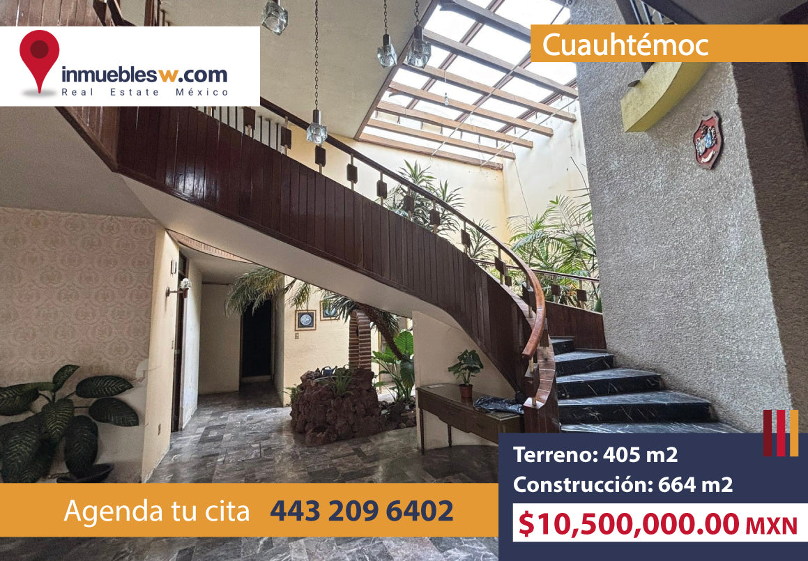 CASA EN VENTA EN CUAUHTEMOC, MORELIA