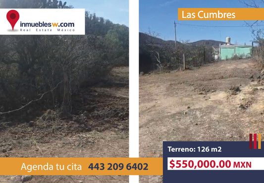 TERRENO EN VENTA EN LAS CUMBRES, MORELIA