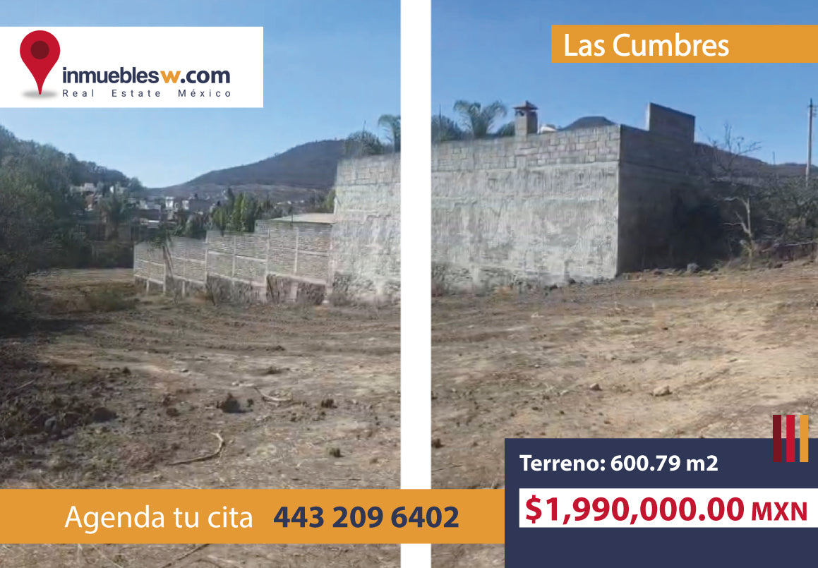 TERRENO EN VENTA EN LAS CUMBRES, MORELIA