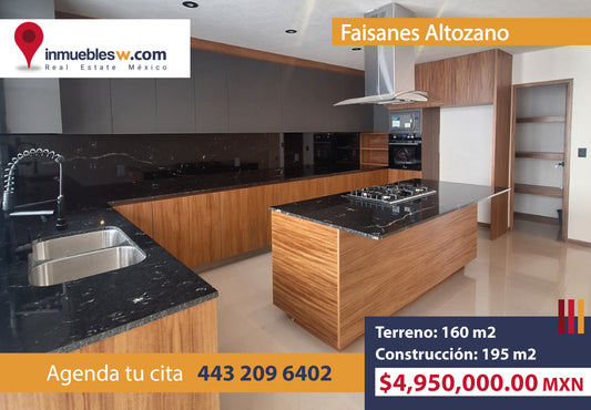 CASA EN VENTA EN FAISANES ALTOZANO, MORELIA