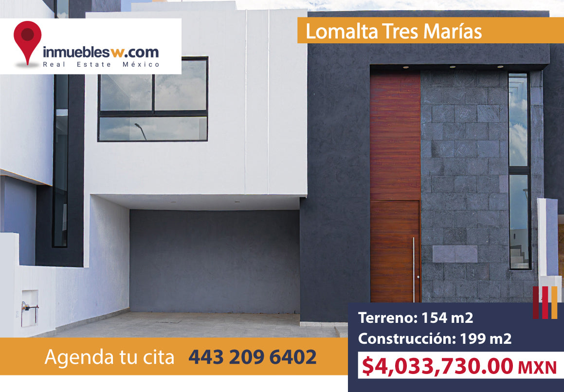 CASA EN VENTA EN LOMALTA TRES MARIAS, MORELIA