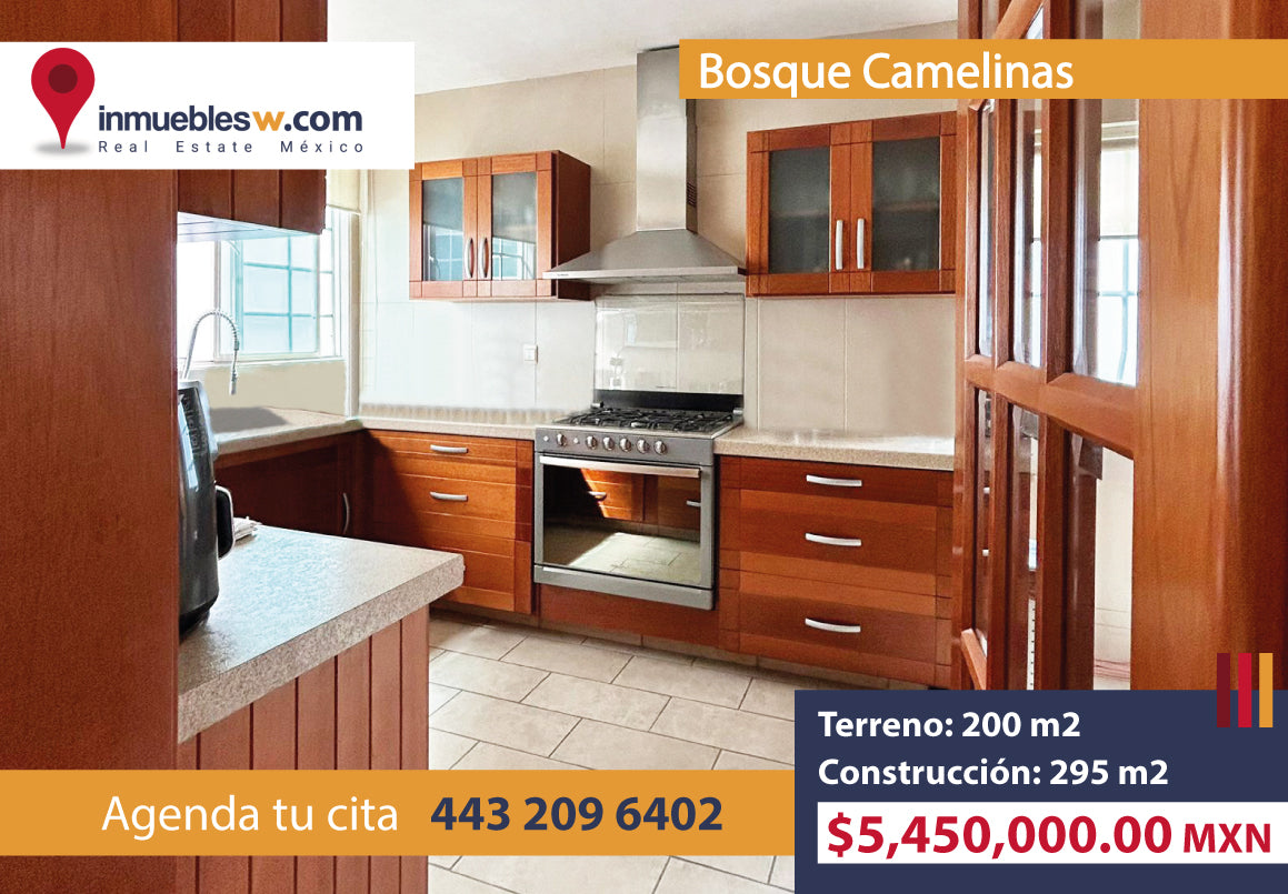 CASA EN VENTA EN BOSQUE CAMELINAS, MORELIA