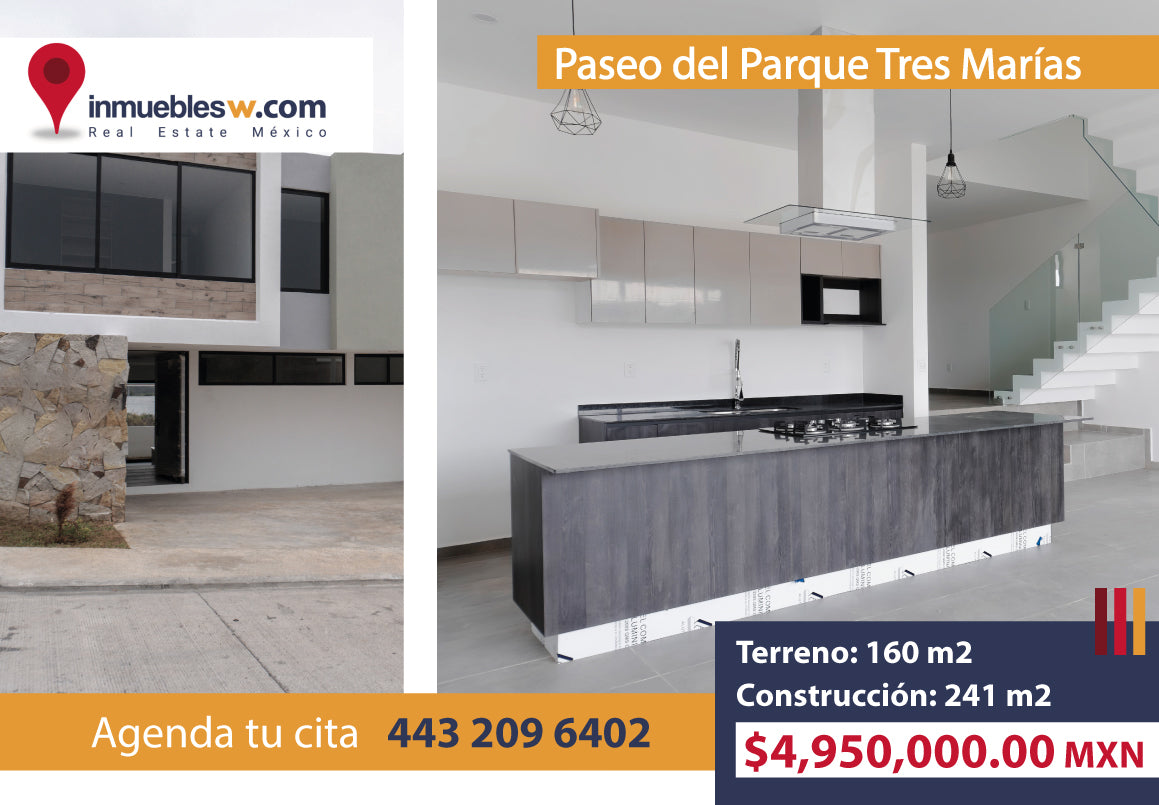 CASA EN VENTA EN PASEO DEL PARQUE TRES MARIAS, MORELIA