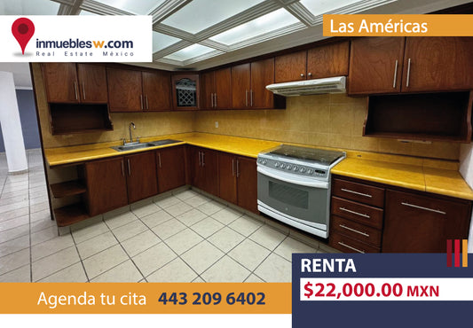 CASA EN RENTA EN LAS AMERICAS, MORELIA
