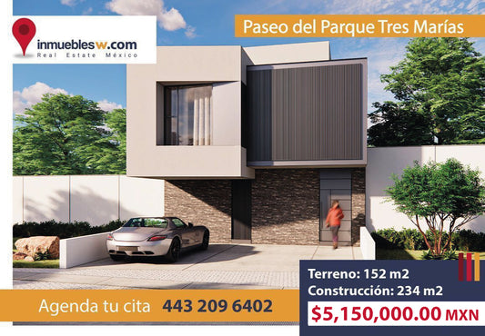 CASA EN VENTA EN PASEO DEL PARQUE TRES MARIAS, MORELIA