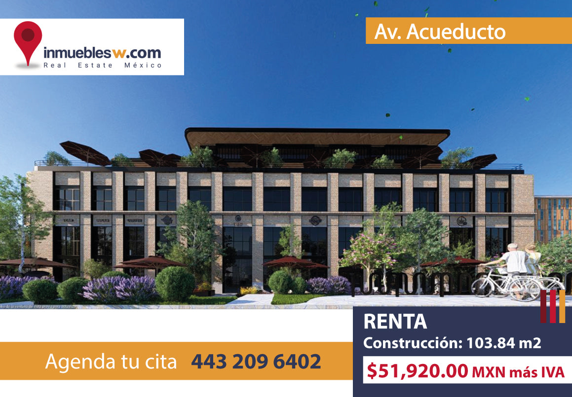 LOCAL COMERCIAL EN RENTA EN AV. ACUEDUCTO, MORELIA