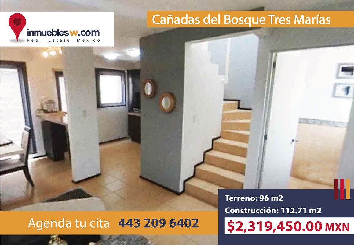 CASA EN VENTA EN CAÑADAS DEL BOSQUE TRES MARIAS, MORELIA