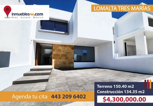 CASA EN VENTA EN LOMALTA TRES MARIAS, MORELIA
