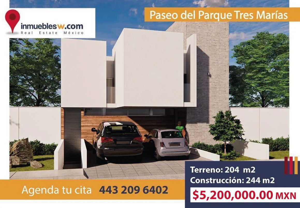 CASA EN VENTA EN PASEO DEL PARQUE TRES MARIAS, MORELIA