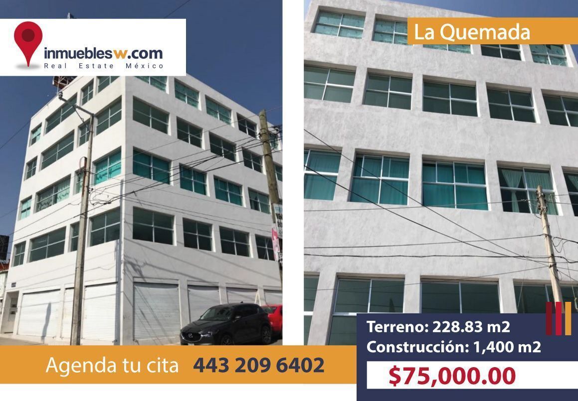 EDIFICIO EN RENTA EN LA COL. LA QUEMADA, MORELIA