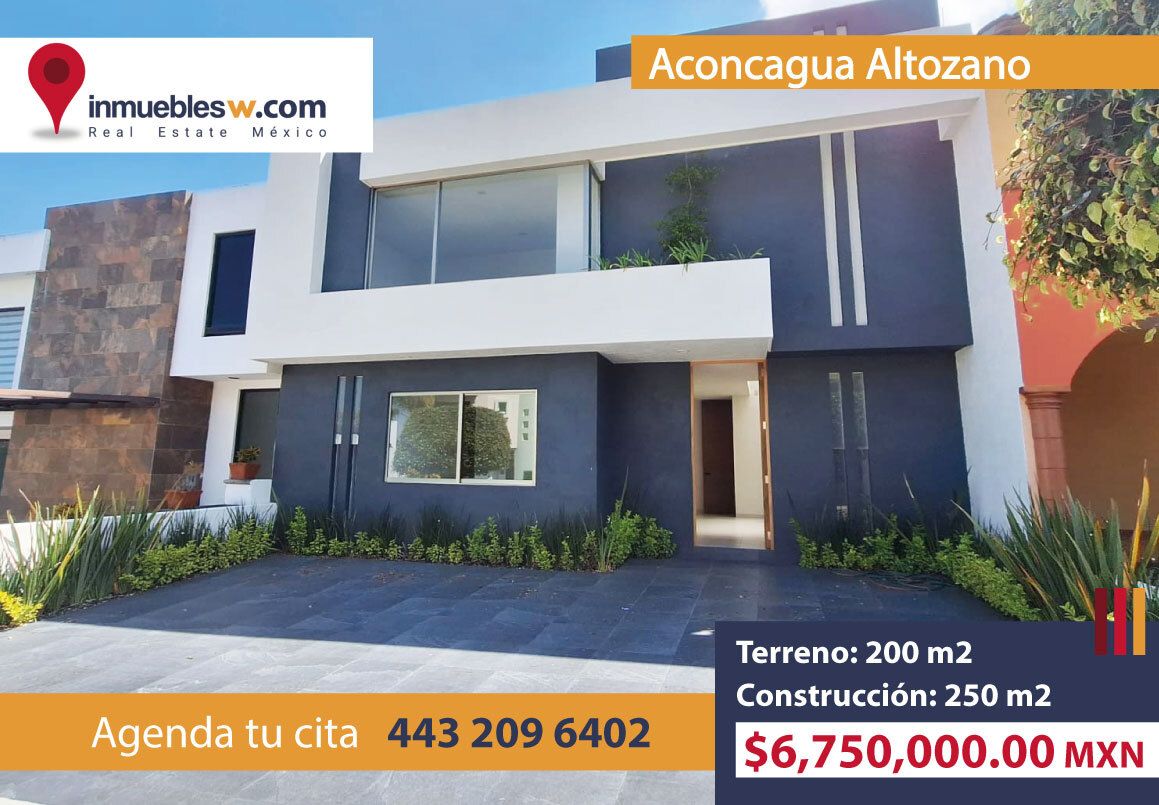 CASA EN VENTA EN ACONCAGUA ALTOZANO, MORELIA
