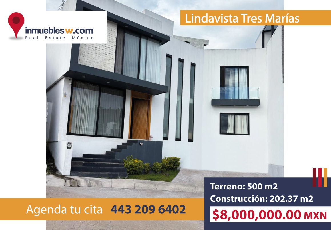 CASA EN VENTA EN LINDAVISTA TRES MARIAS, MORELIA
