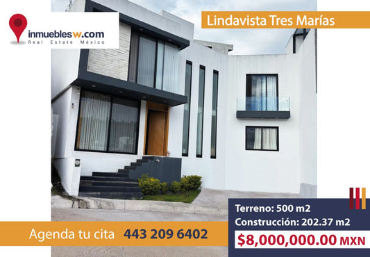 CASA EN VENTA EN LINDAVISTA TRES MARIAS, MORELIA