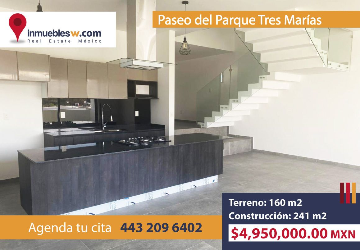 CASA EN VENTA EN PASEO DEL PARQUE TRES MARIAS, MORELIA